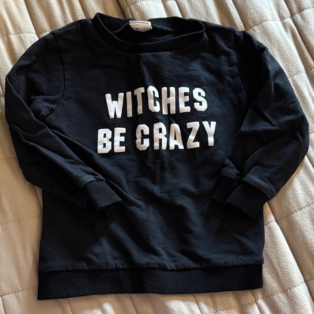Black Sweatshirt- toddler size
